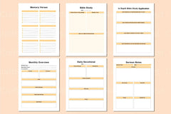 Devotional Planner for Spiritual Growth - CraftNest - Digital Crafting and Art