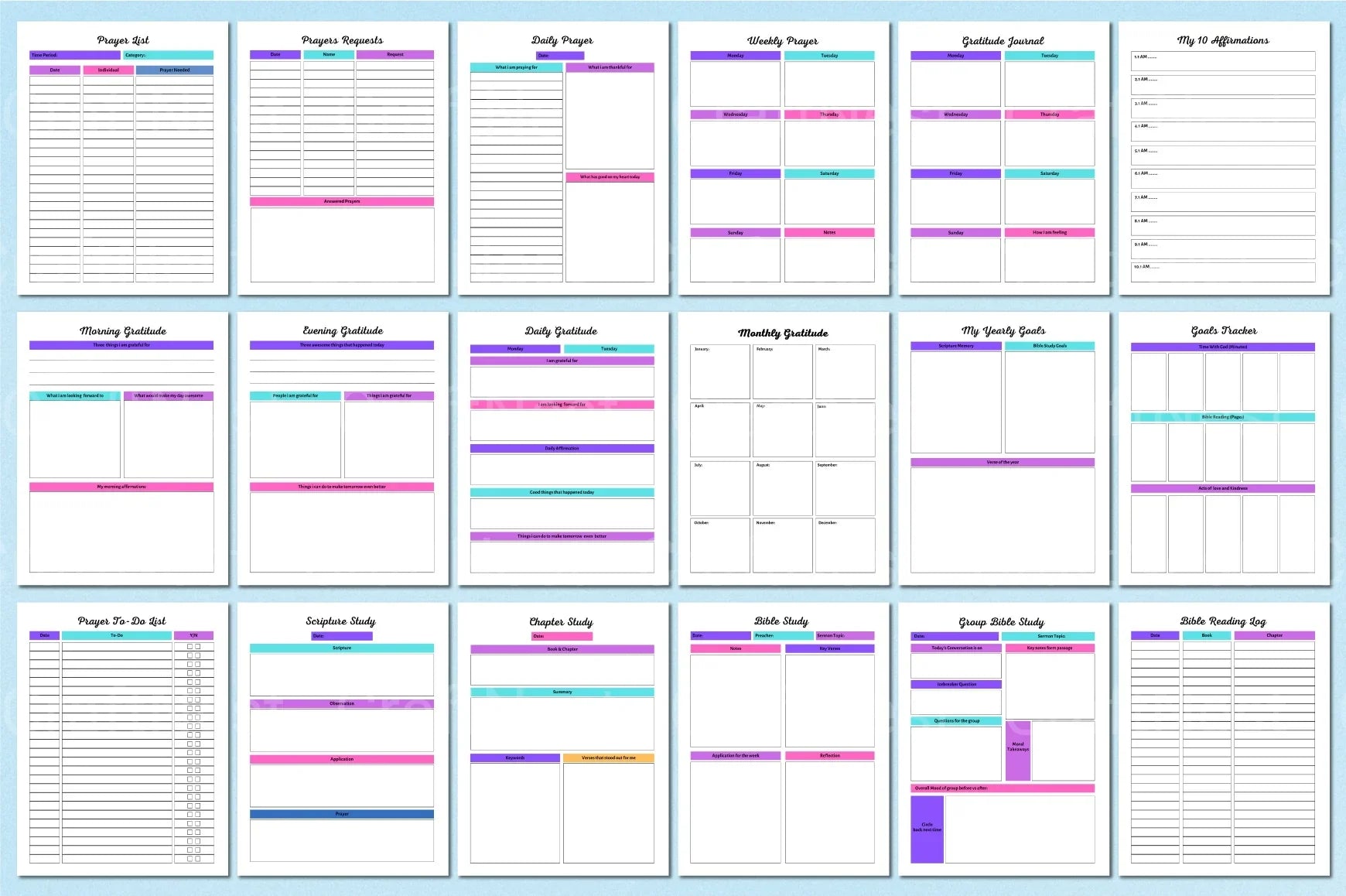 Bible Devotional Planner for Spiritual Growth - CraftNest - Digital Crafting and Art
