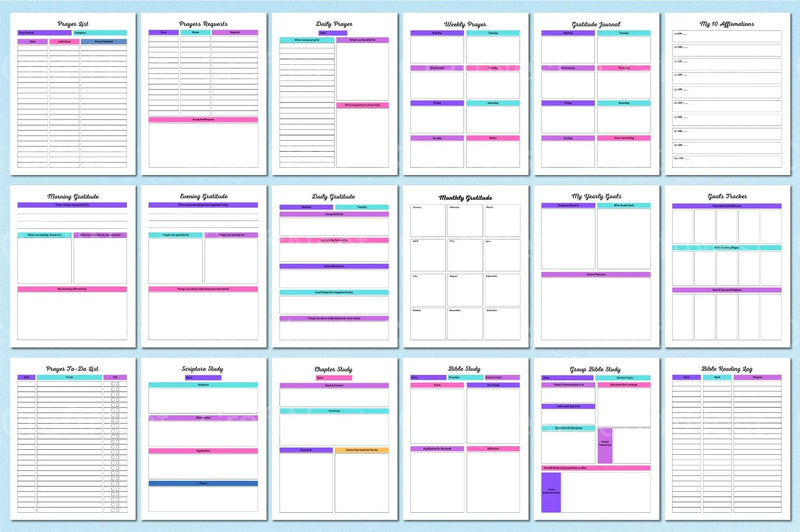 Bible Devotional Planner for Spiritual Growth - CraftNest - Digital Crafting and Art