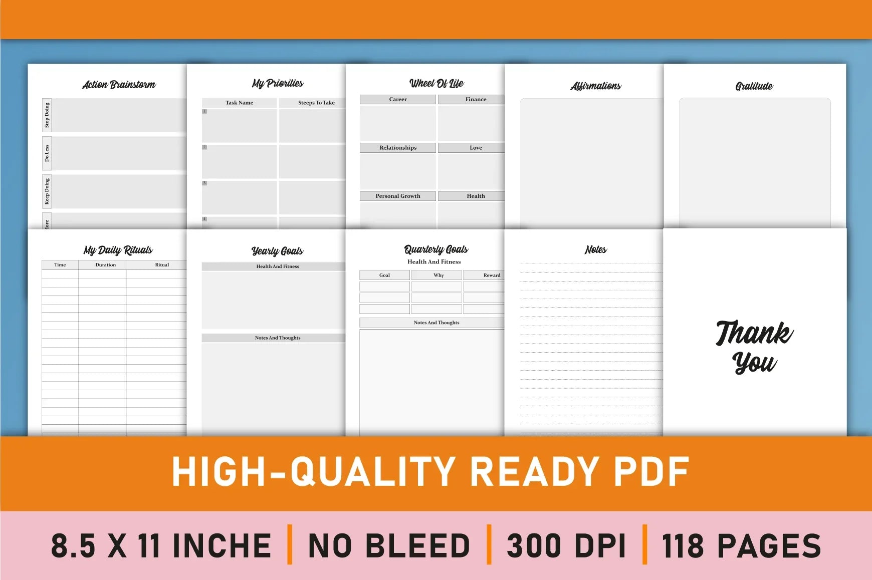 Manifestation Dream Life Planner - CraftNest - Digital Crafting and Art
