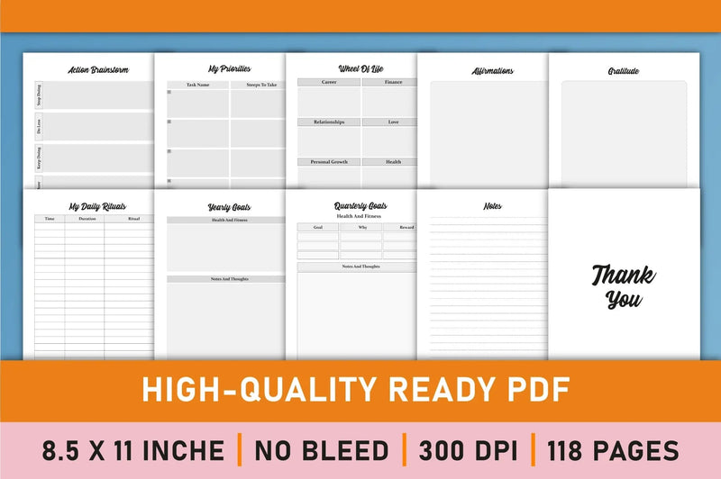 Manifestation Dream Life Planner - CraftNest - Digital Crafting and Art