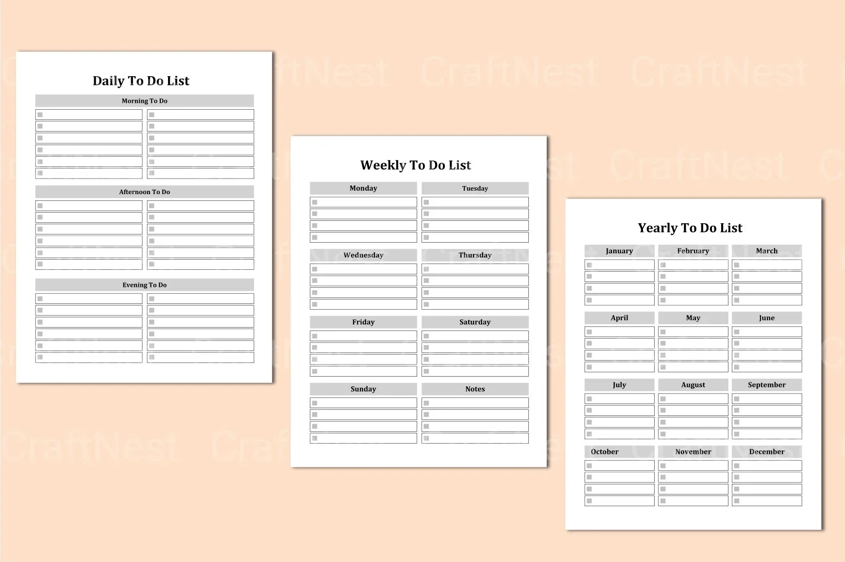 Efficient To-Do List Management - CraftNest - Digital Crafting and Art