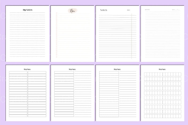 Stylish Notebook for Creative Ideas - CraftNest - Digital Crafting and Art