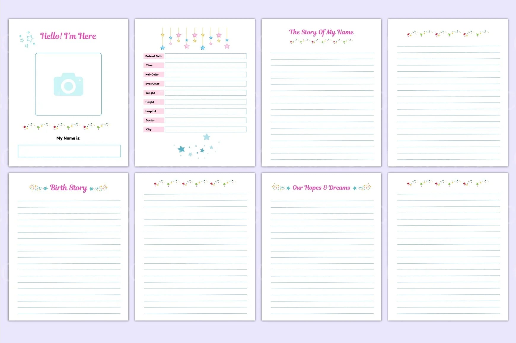 Baby Memory Book: Capture Precious Moments - CraftNest - Digital Crafting and Art