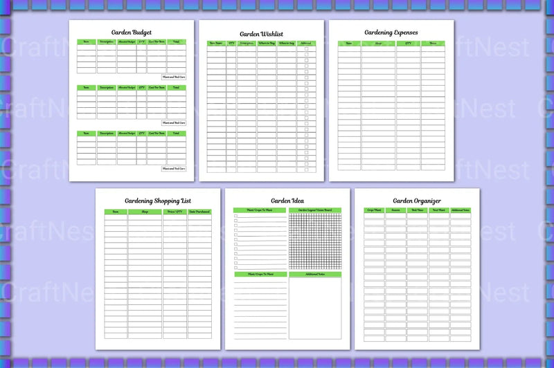 Garden Planner Guide - CraftNest - Digital Crafting and Art
