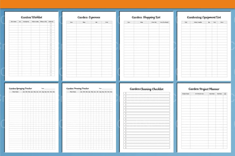 Garden Planner Canva Template - CraftNest - Digital Crafting and Art