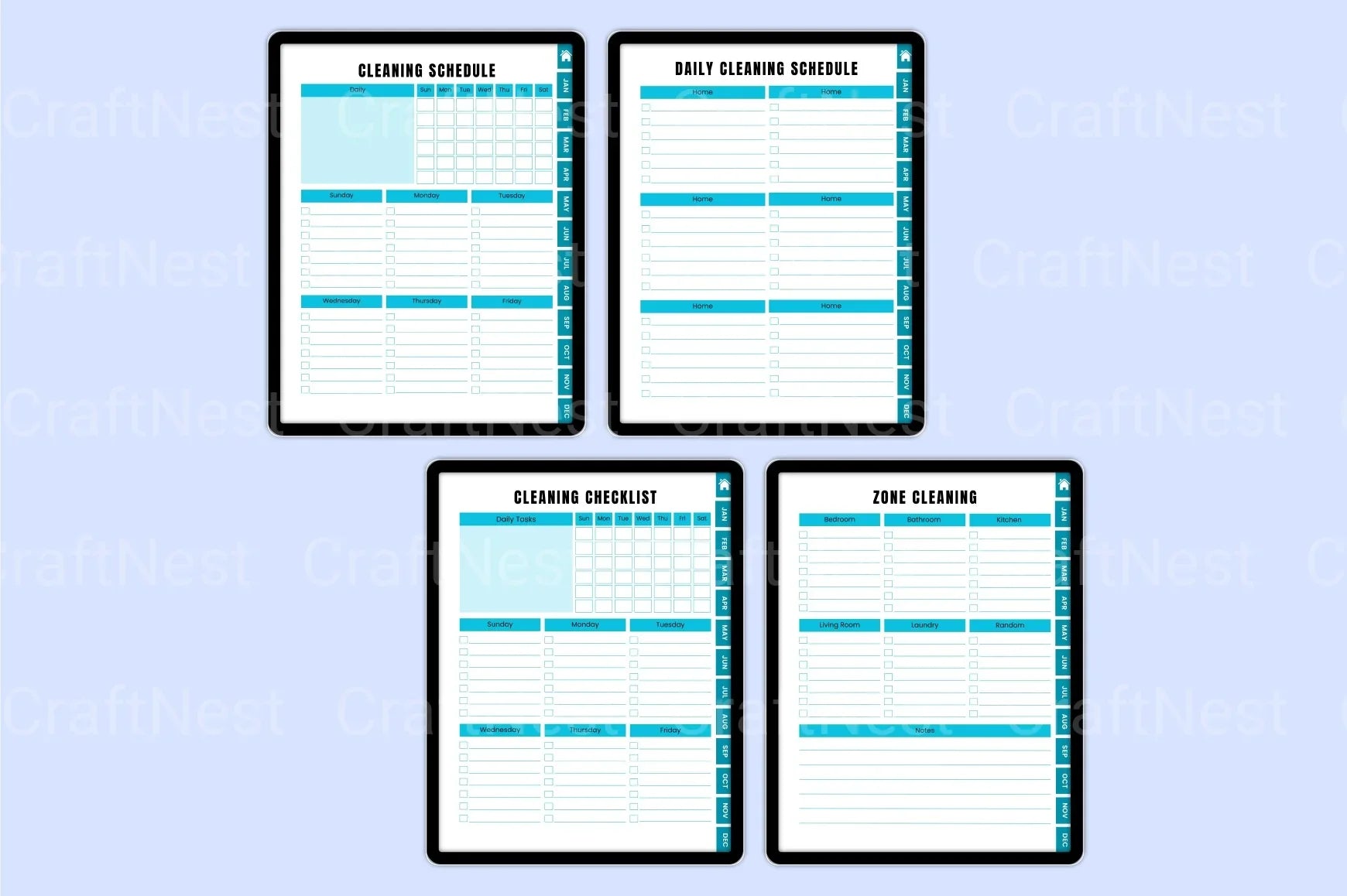 ADHD Cleaning Workbook: Effective Strategies for a Tidy Home - CraftNest - Digital Crafting and Art