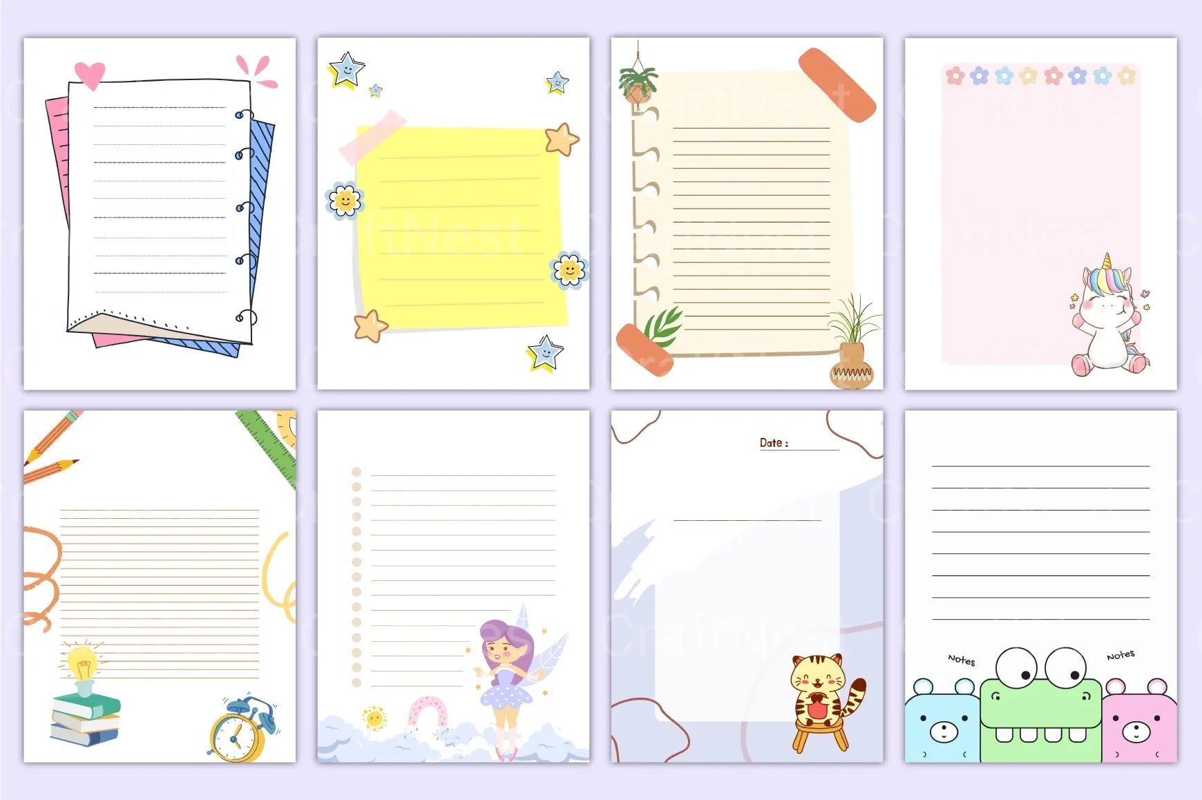 Kids Notebook Collection - CraftNest - Digital Crafting and Art