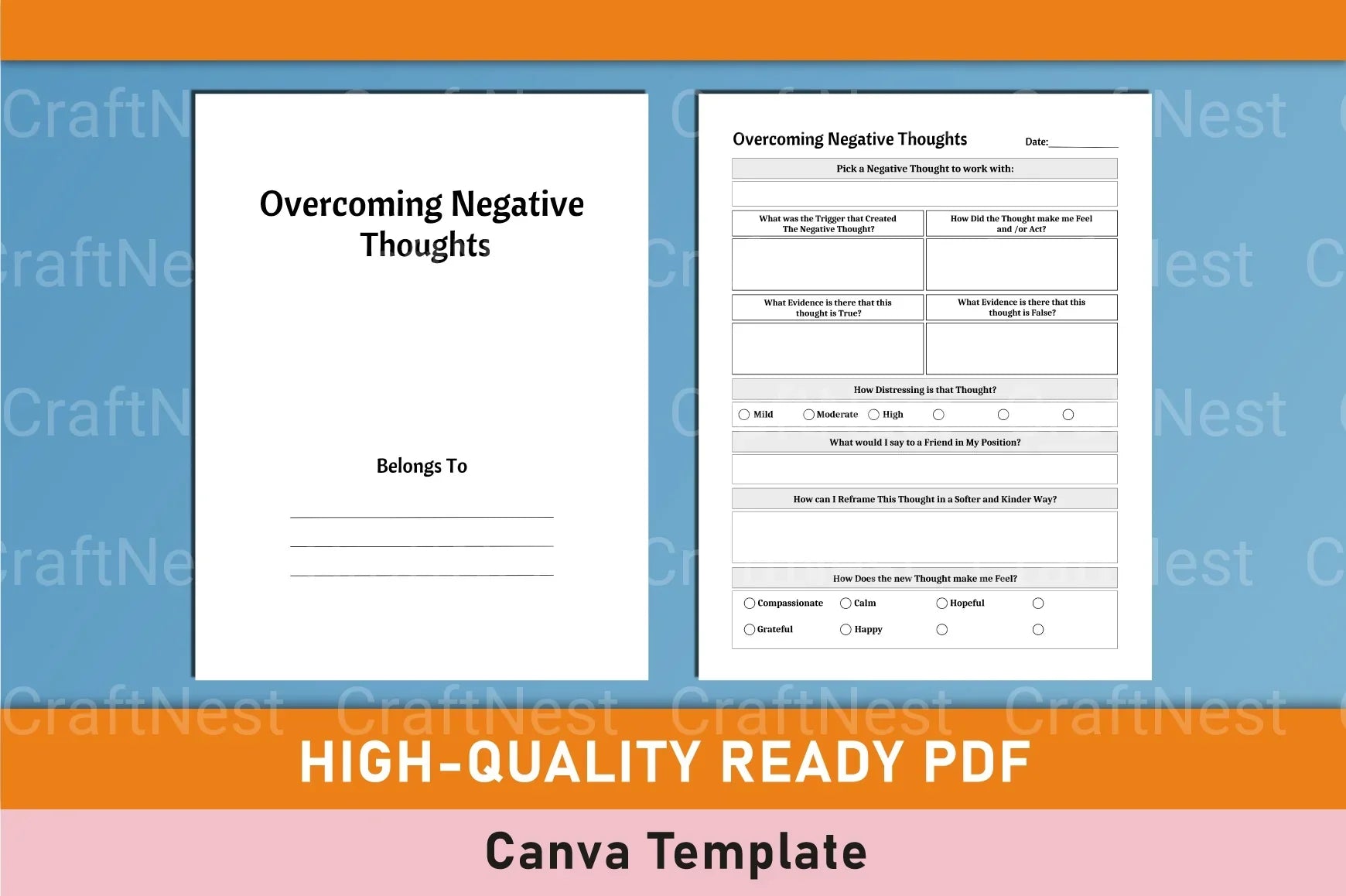 Overcoming Negative Thoughts - CraftNest - Digital Crafting and Art