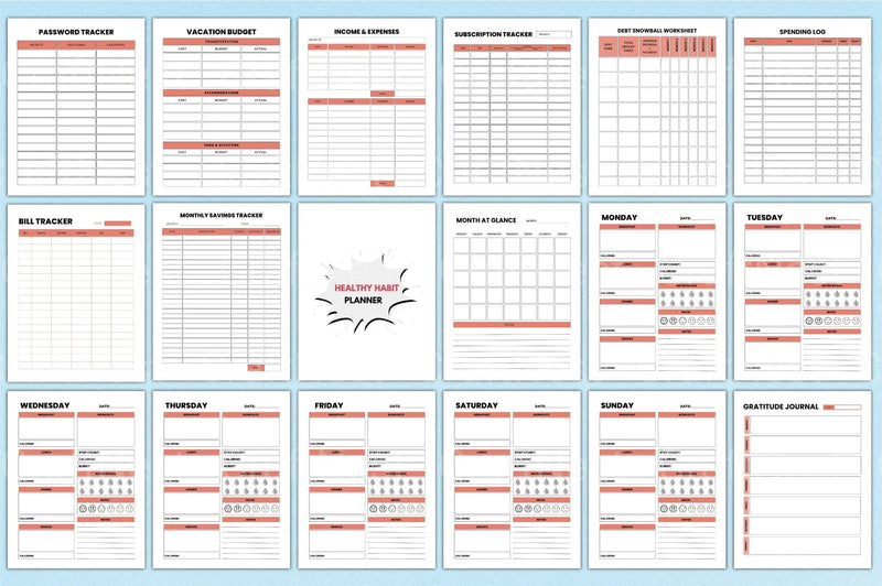 ADHD Planner for Effective Organization - CraftNest - Digital Crafting and Art