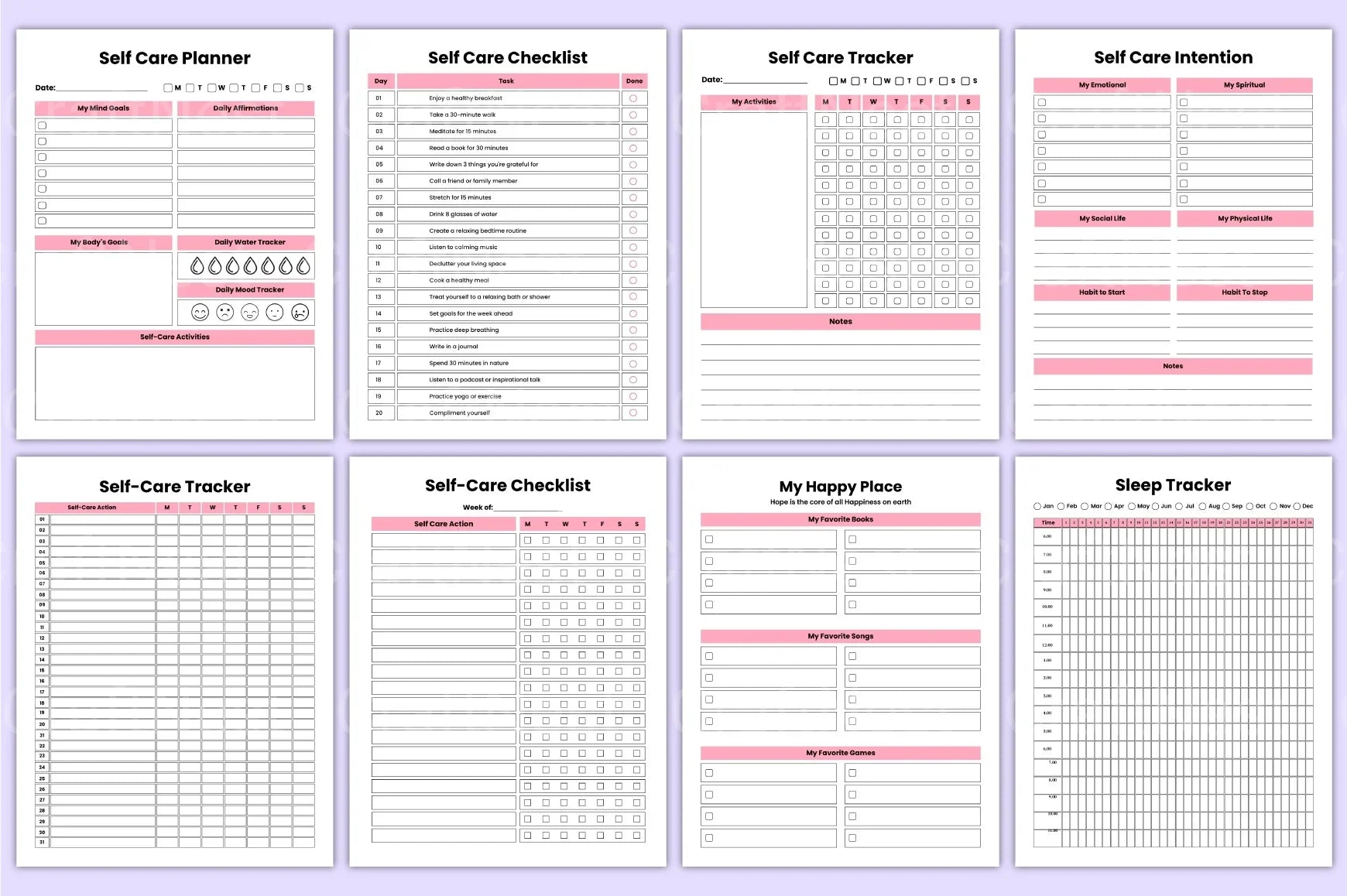 Self Care Wellness Guide - CraftNest - Digital Crafting and Art