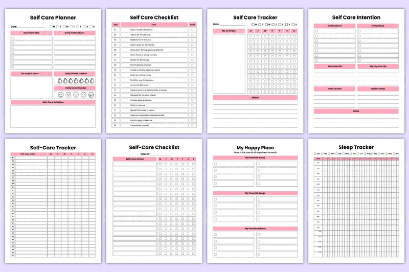 Self Care Wellness Guide - CraftNest - Digital Crafting and Art