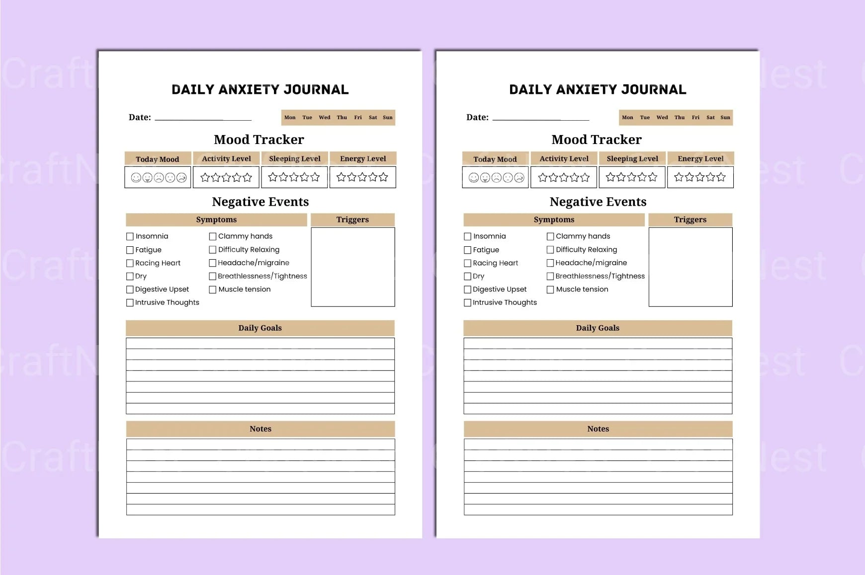 Daily Anxiety Management Tips - CraftNest - Digital Crafting and Art