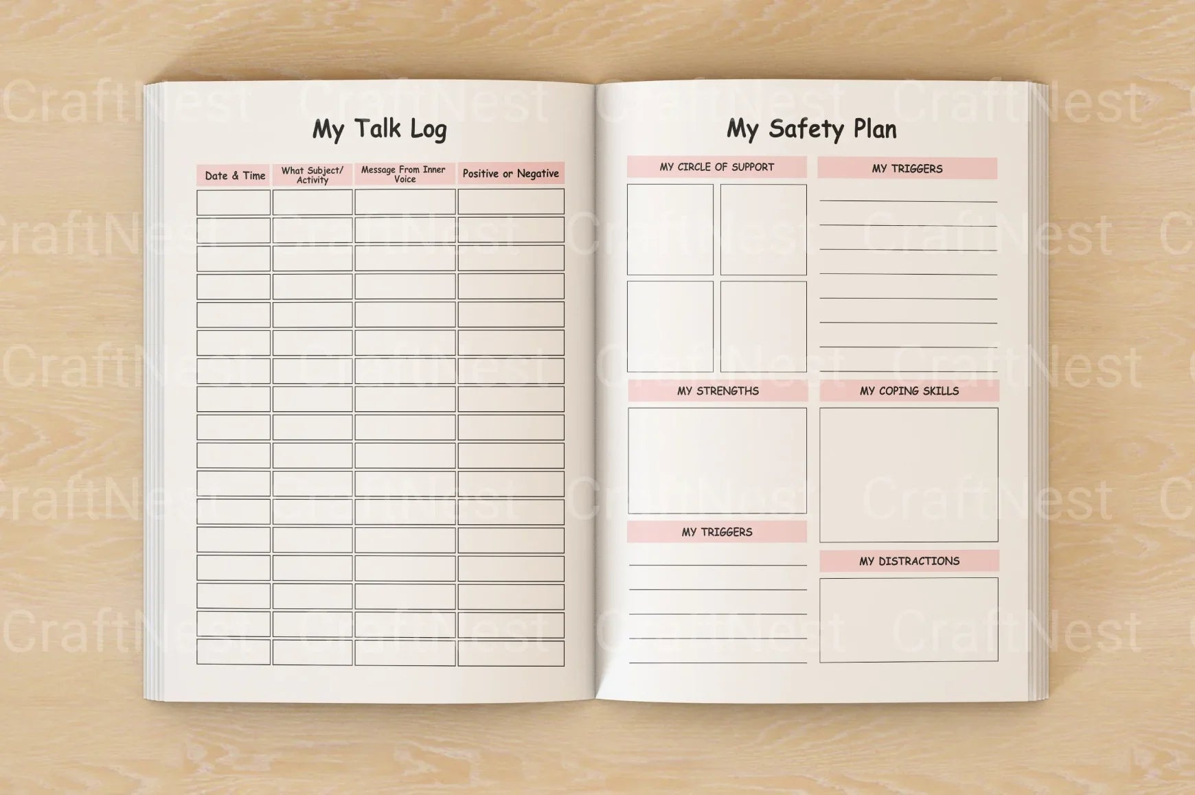 Safety Crisis Plan Guide - CraftNest - Digital Crafting and Art