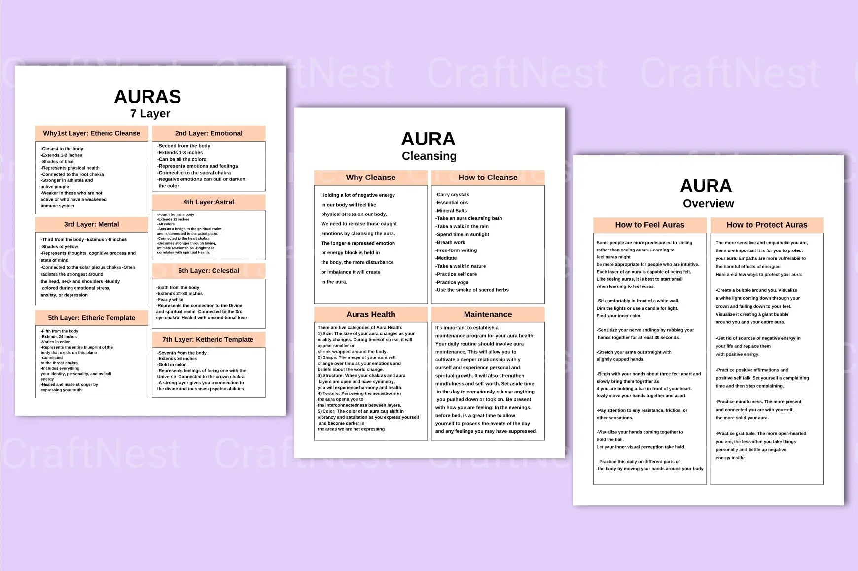 Aura Guide Book: Your Essential Guide to Understanding Auras - CraftNest - Digital Crafting and Art