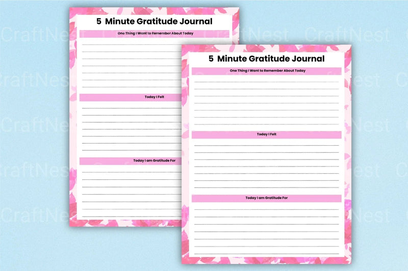 Minute Gratitude: Embrace Daily Thankfulness - CraftNest - Digital Crafting and Art