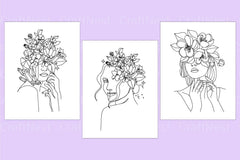 Flower Girl Coloring Page - CraftNest - Digital Crafting and Art