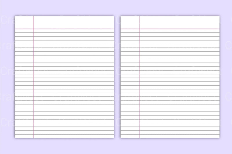 College Ruled Composition Notebook - CraftNest - Digital Crafting and Art