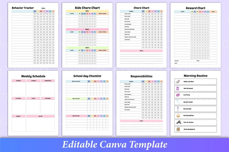Chore Chart for Kids: Organize and Motivate - CraftNest - Digital Crafting and Art