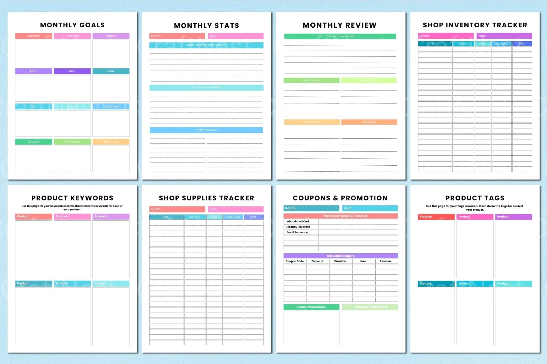 Online Success Planner - CraftNest - Digital Crafting and Art