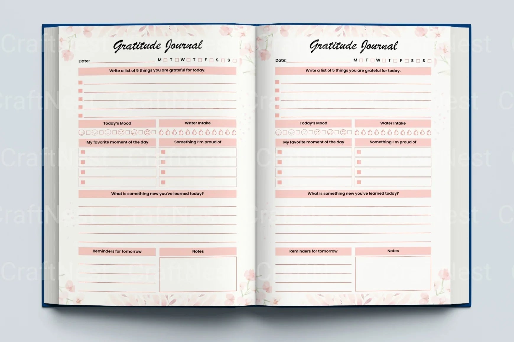 Daily Gratitude Journal - CraftNest - Digital Crafting and Art