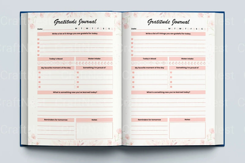 Daily Gratitude Journal - CraftNest - Digital Crafting and Art