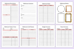 Halloween Planner Canva Template - CraftNest - Digital Crafting and Art