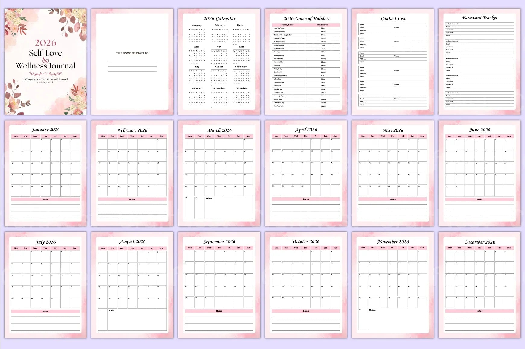 Self Love Wellness Guide - CraftNest - Digital Crafting and Art