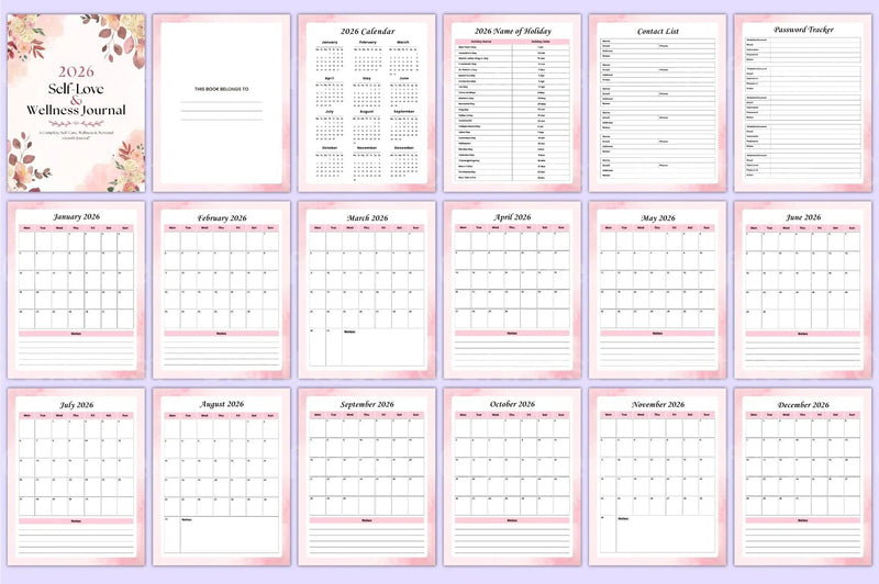 Self Love Wellness Guide - CraftNest - Digital Crafting and Art