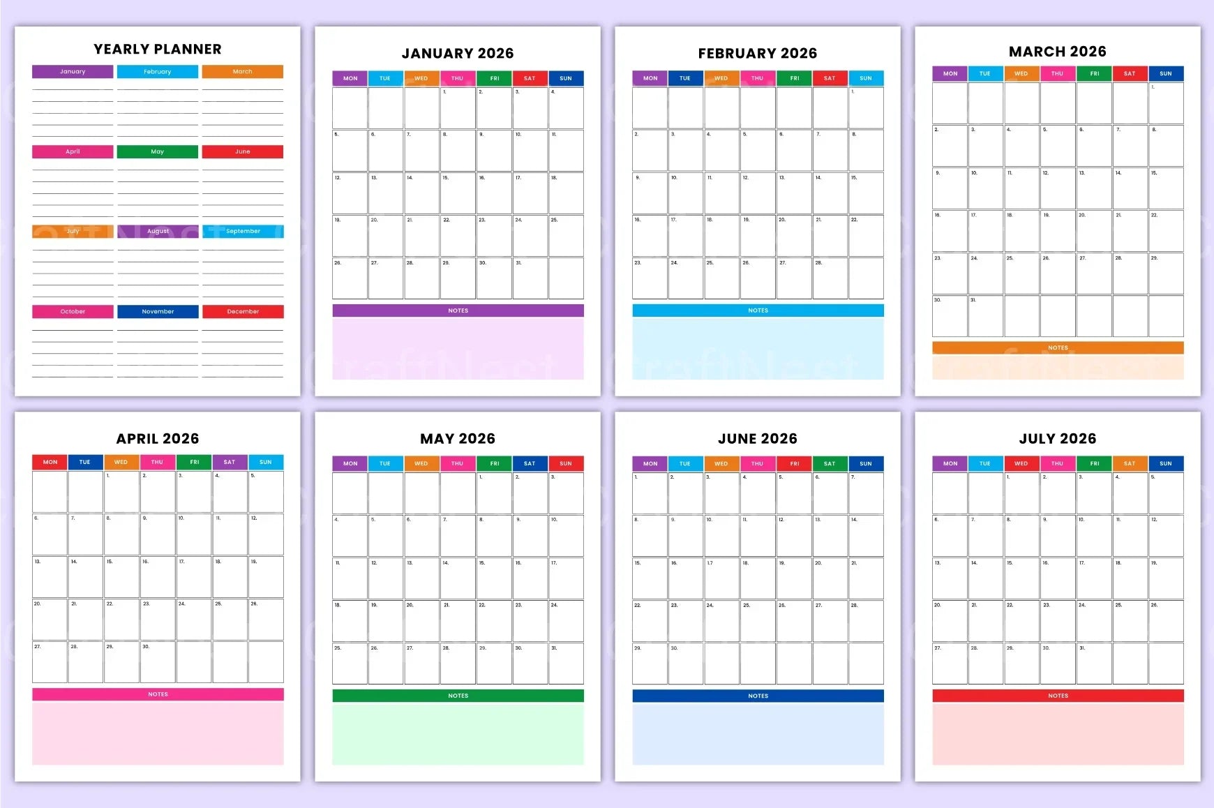 Business Management Organizer - CraftNest - Digital Crafting and Art
