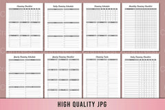 Ultimate Cleaning Planner for Organized Living - CraftNest - Digital Crafting and Art