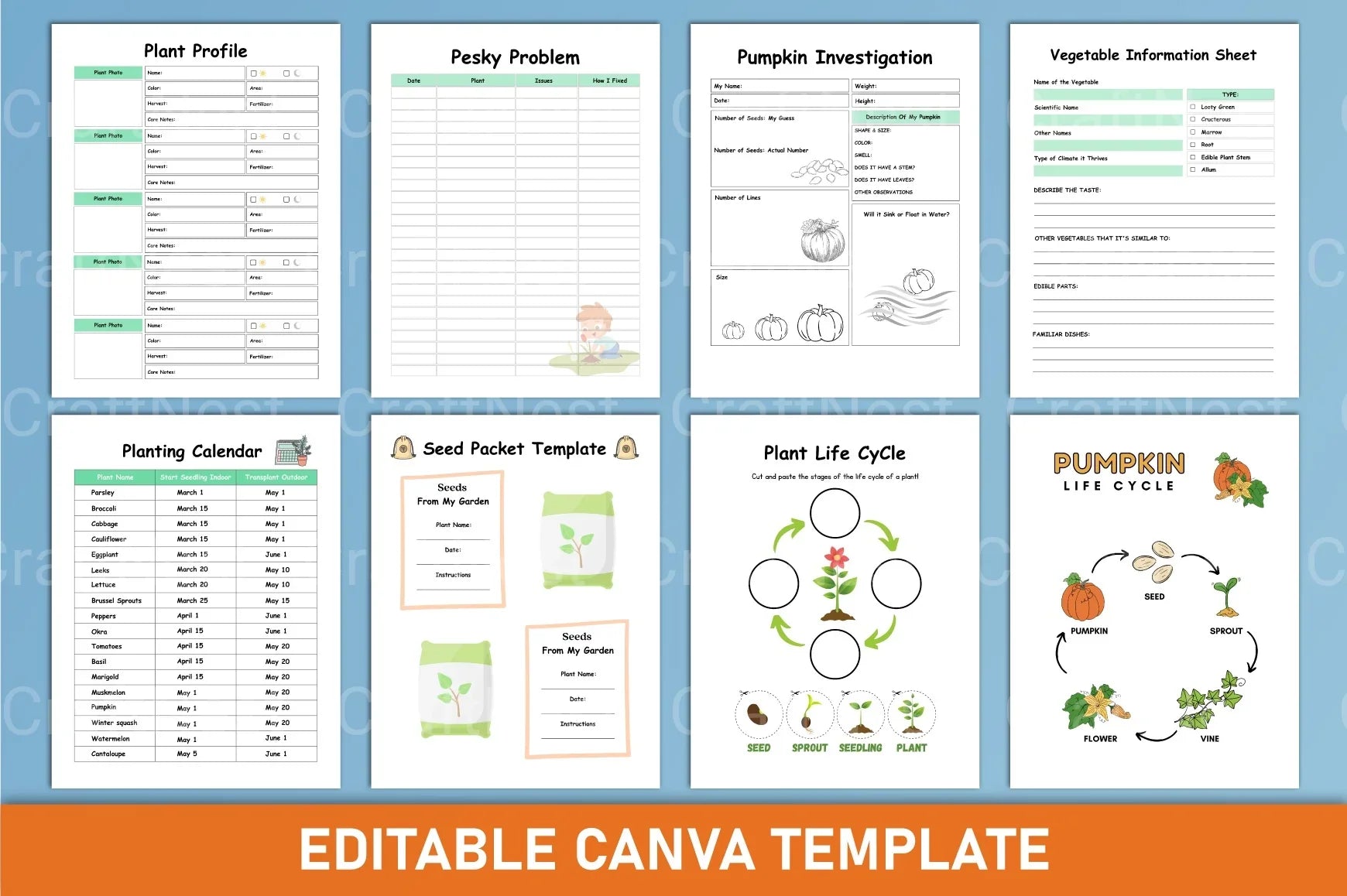 Garden Planner for Kids - CraftNest - Digital Crafting and Art