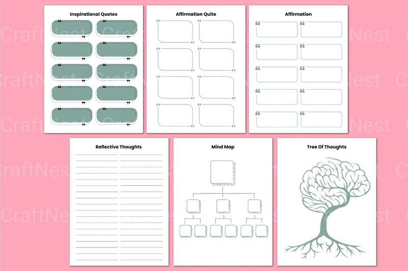 Vision Mapping Workbook for Goal Setting and Planning - CraftNest - Digital Crafting and Art