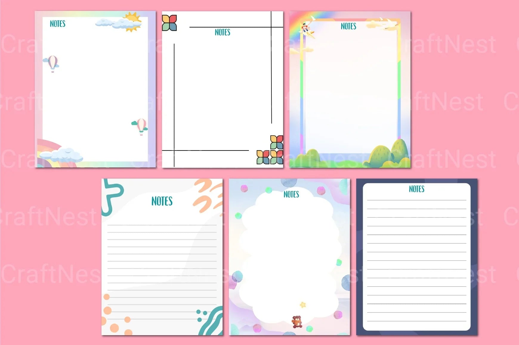 Kids Notebook Writing Guide - CraftNest - Digital Crafting and Art