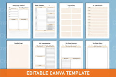 Yoga Canva Template for Design Inspiration - CraftNest - Digital Crafting and Art