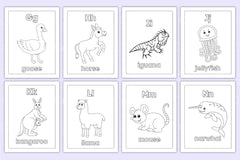 Animal Coloring Activity Book for Kids - CraftNest - Digital Crafting and Art