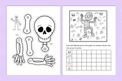 Halloween Activity Book for Kids - CraftNest - Digital Crafting and Art