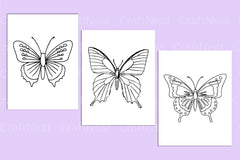Butterfly Coloring Page - CraftNest - Digital Crafting and Art