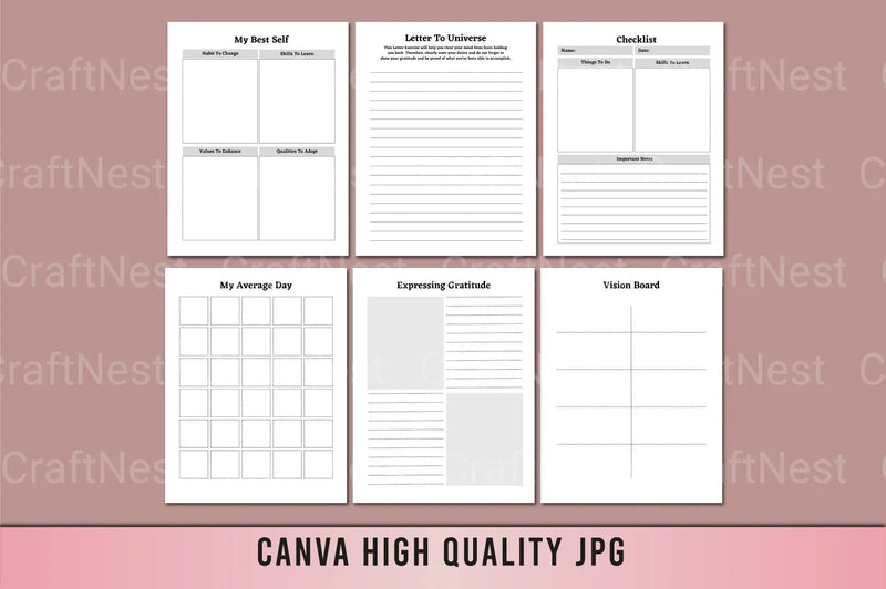 Vision Board Planner - CraftNest - Digital Crafting and Art