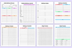 Wellness Lifestyle Organizer - CraftNest - Digital Crafting and Art