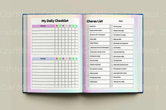 Chore Chart for Kids: Fun and Effective Organization Tool - CraftNest - Digital Crafting and Art