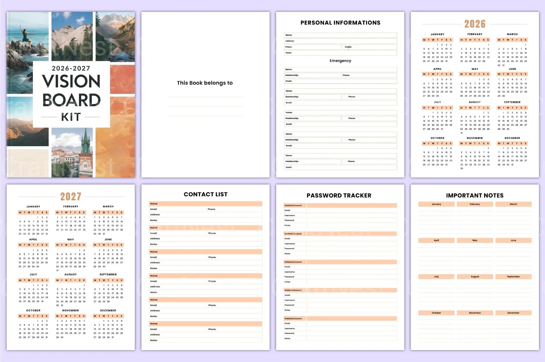 Vision Board Inspiration Ideas - CraftNest - Digital Crafting and Art