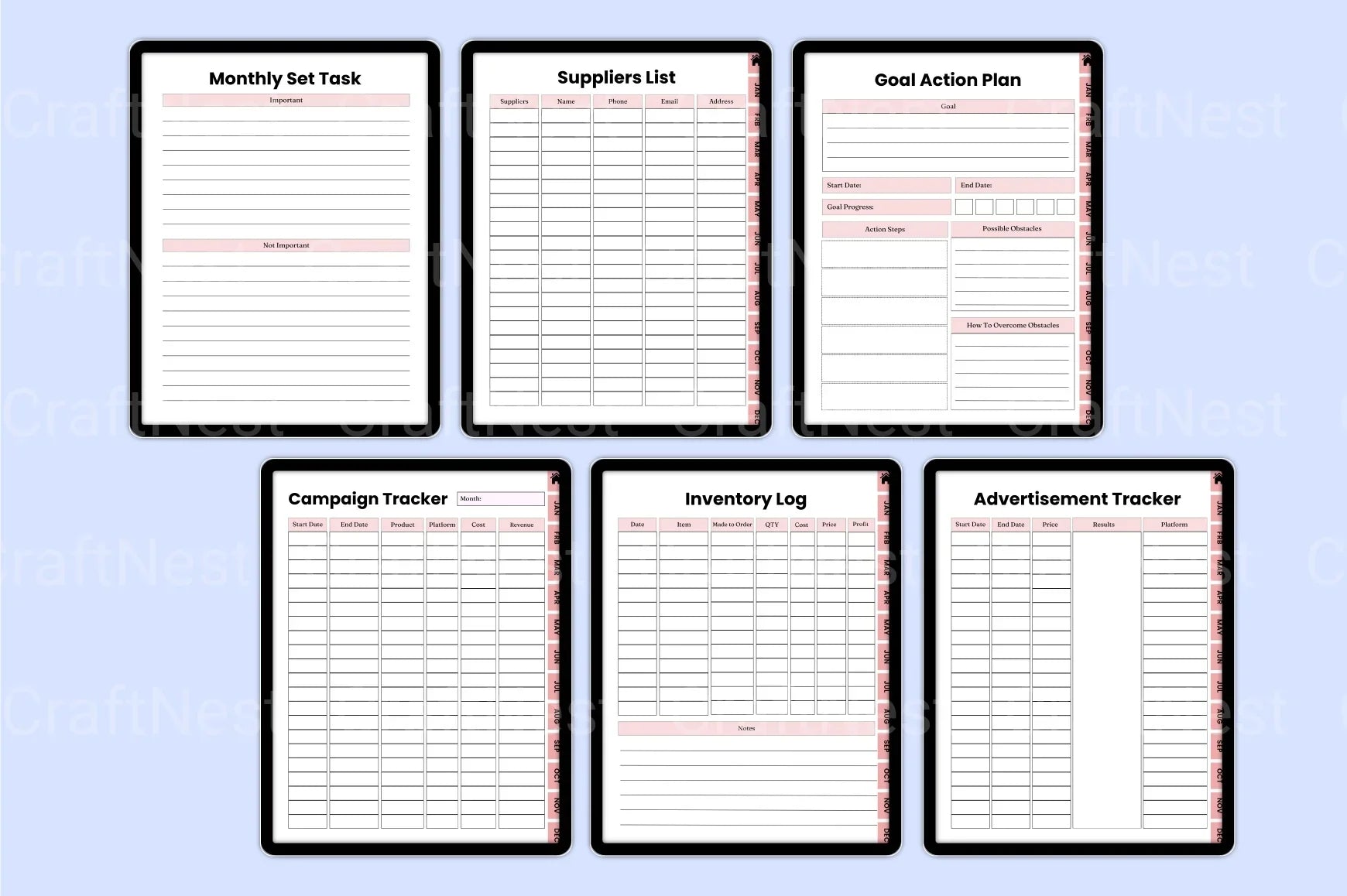 Business Workbook Guide - CraftNest - Digital Crafting and Art
