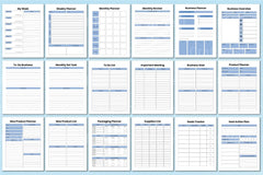 Business Workbook Template for Success - CraftNest - Digital Crafting and Art