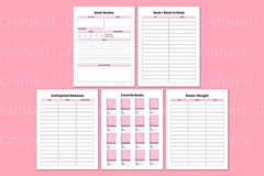 Reading Book Tracker App - CraftNest - Digital Crafting and Art