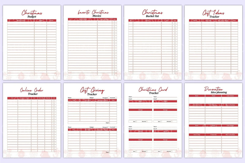 Christmas Planner Guide - CraftNest - Digital Crafting and Art