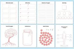 Vision Board Planner Template Canva - CraftNest - Digital Crafting and Art