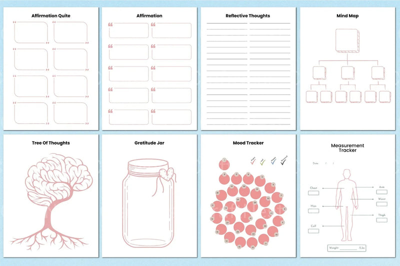 Vision Board Planner Template Canva - CraftNest - Digital Crafting and Art