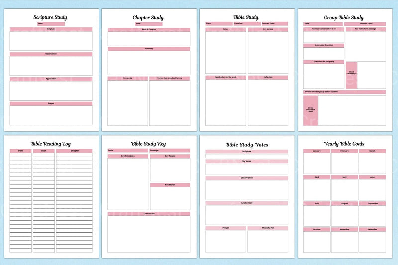 Devotional Planner for Spiritual Growth - CraftNest - Digital Crafting and Art