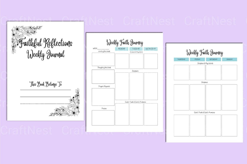 Faithful Reflections Weekly - CraftNest - Digital Crafting and Art